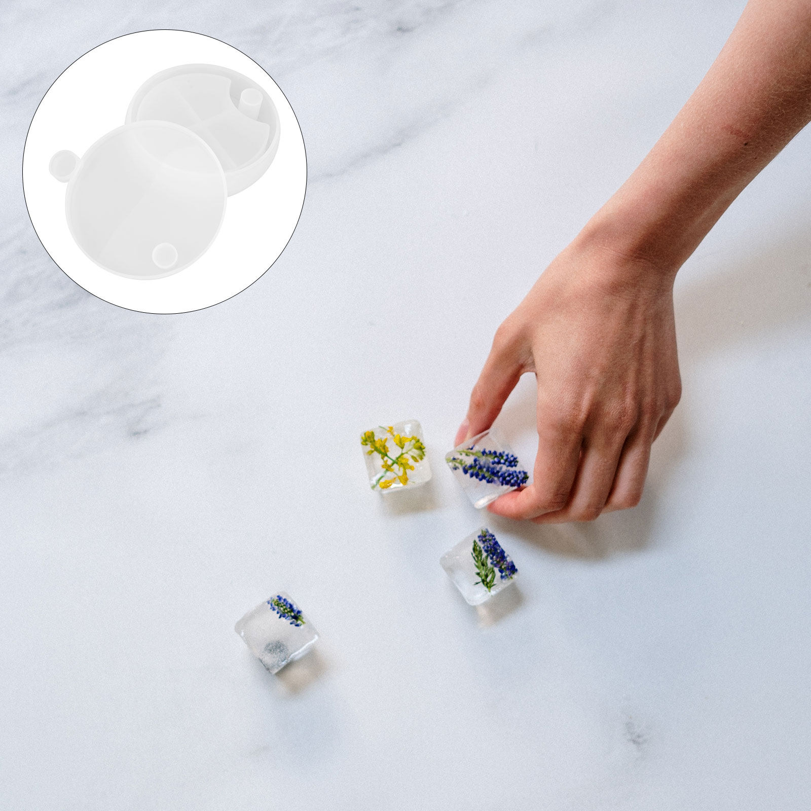 6Pcs 실리콘 에폭시 수지 금형 세트 보석 상자 제작 - Silicone Epoxy Resin Molds Set 리뷰 및 가격