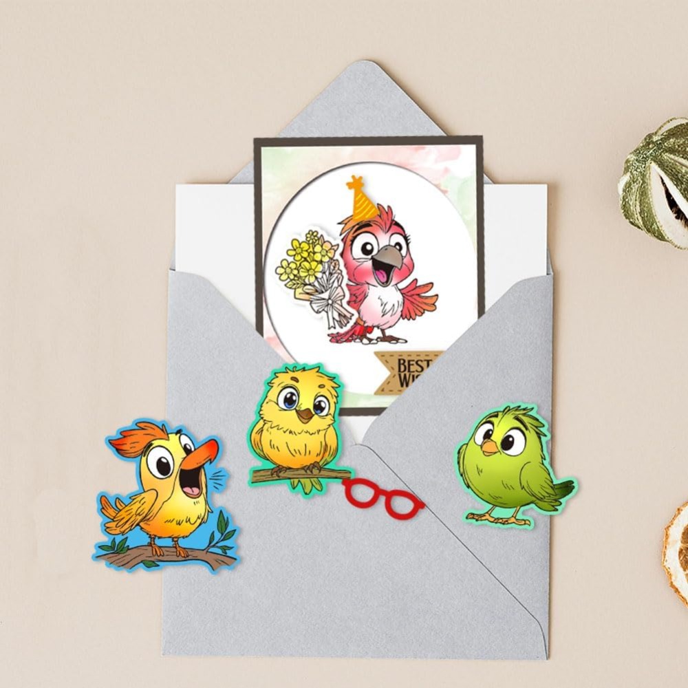 Scrapbooking 꽃 나비에 대 한 재미 있은 새 - Clear Silicone Stamps For Card Making 리뷰 및 가격