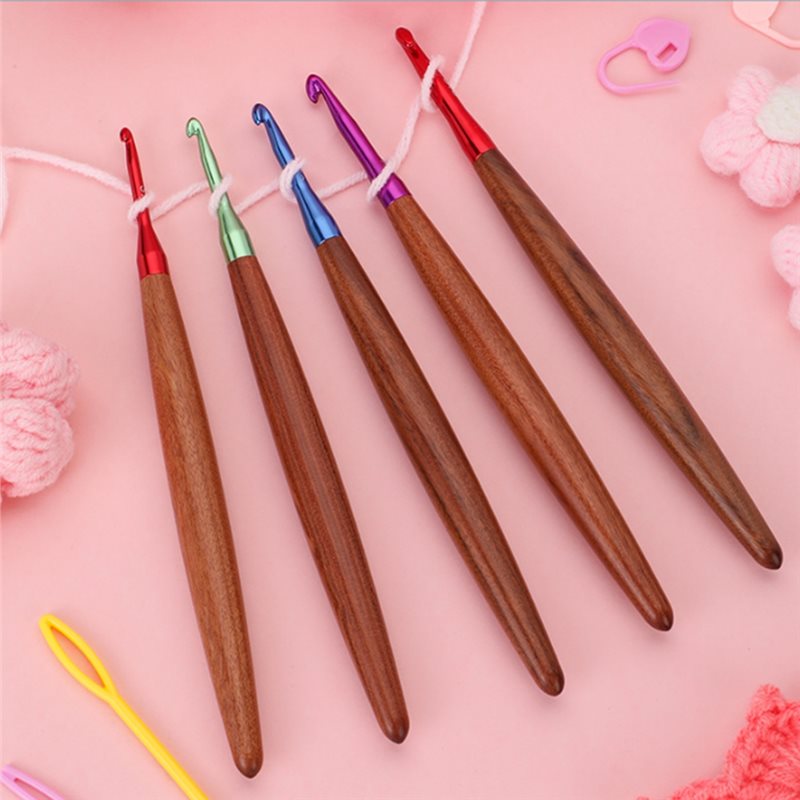 A11E-코바늘 세트, 관절염이 있는 손을 위한 인체공 - Wooden Crochet Hooks Ergonomic Handle 리뷰 및 가격
