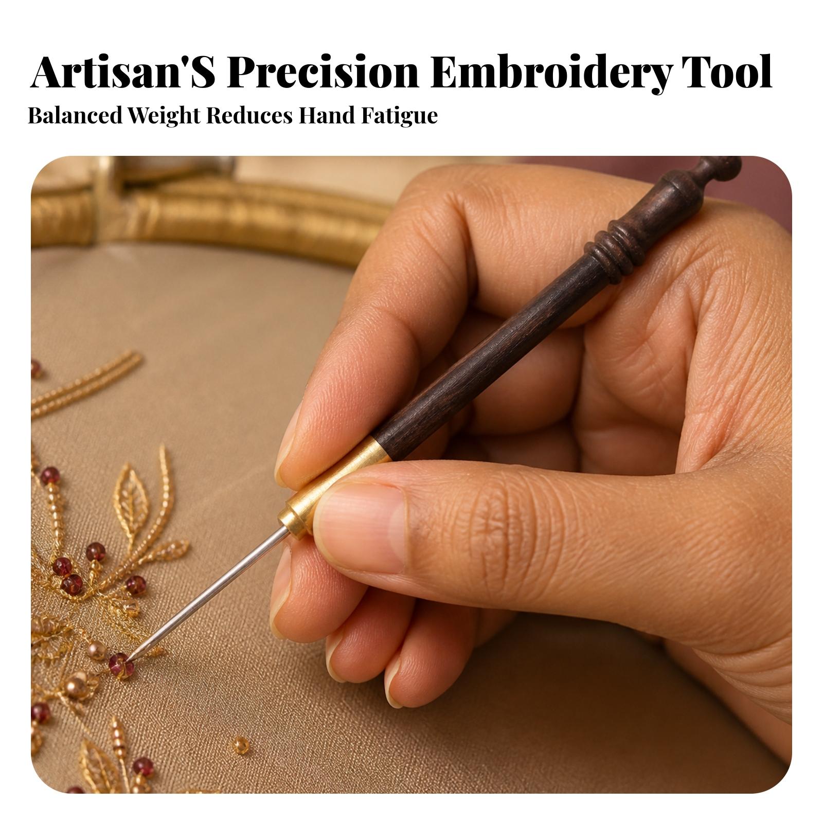 인체공학적 디자인의 나무 손잡이가 달린 자수 바늘로,  - Wooden Crochet Hooks Ergonomic Handle 리뷰 및 가격