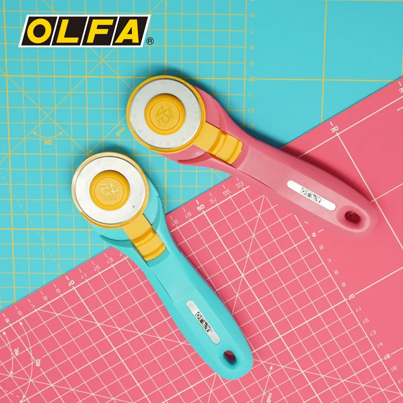 Olfa RTY-2/C 회전식 핑클 커팅 블레이드, 가 - Rotary Cutter For Fabric 45Mm 리뷰 및 가격