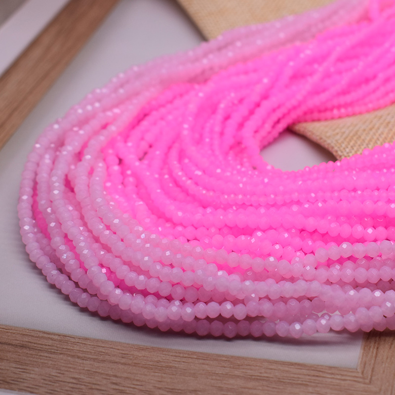 밝은 복숭아 핑크 1 2 3 4 6 8mm 염색 Ron - Glass Seed Beads 2Mm Jewelry Making 리뷰 및 가격