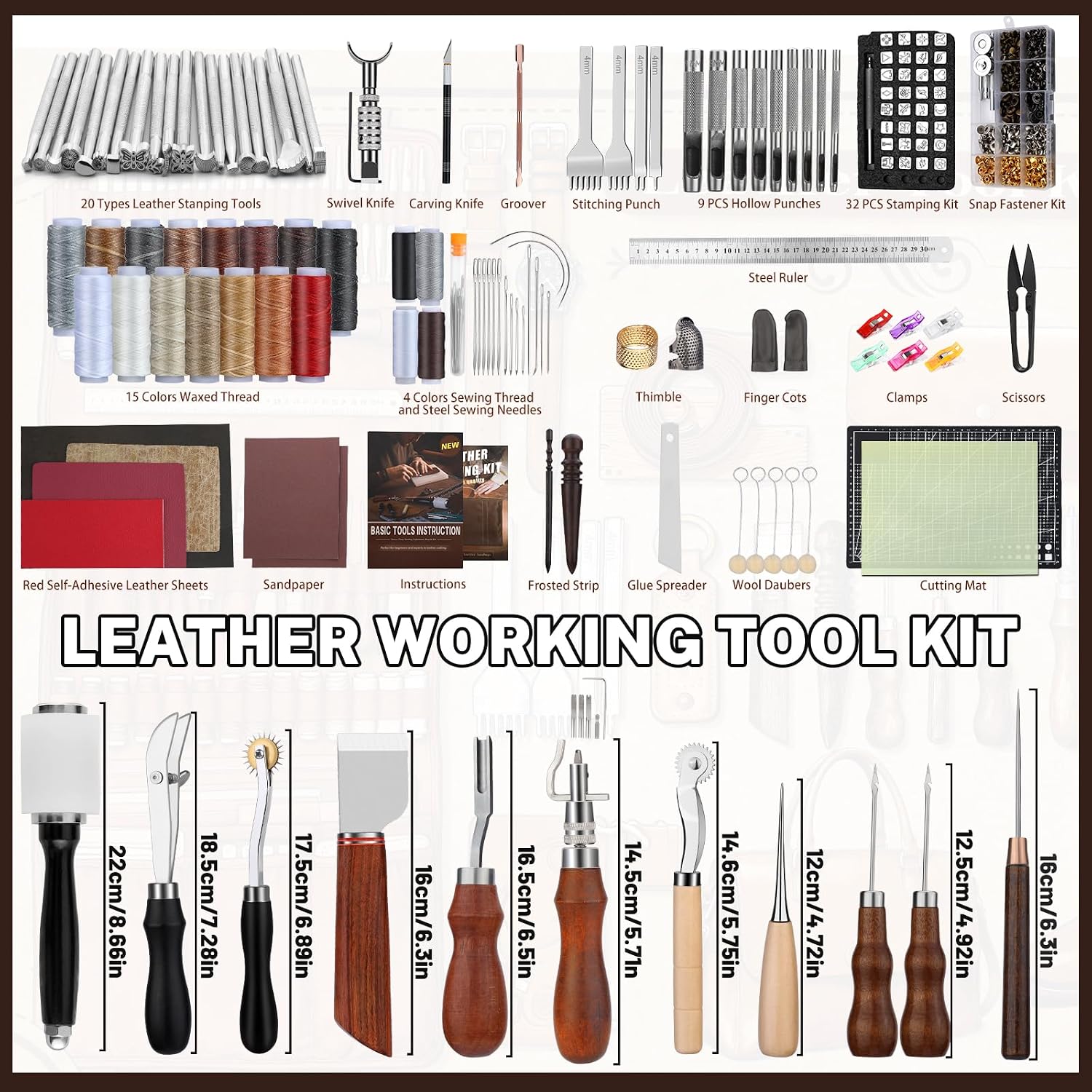 가죽 공예 키트, 가죽 공예 도구 및 수공예 키트(맞춤 - Craft Tools 리뷰 및 가격
